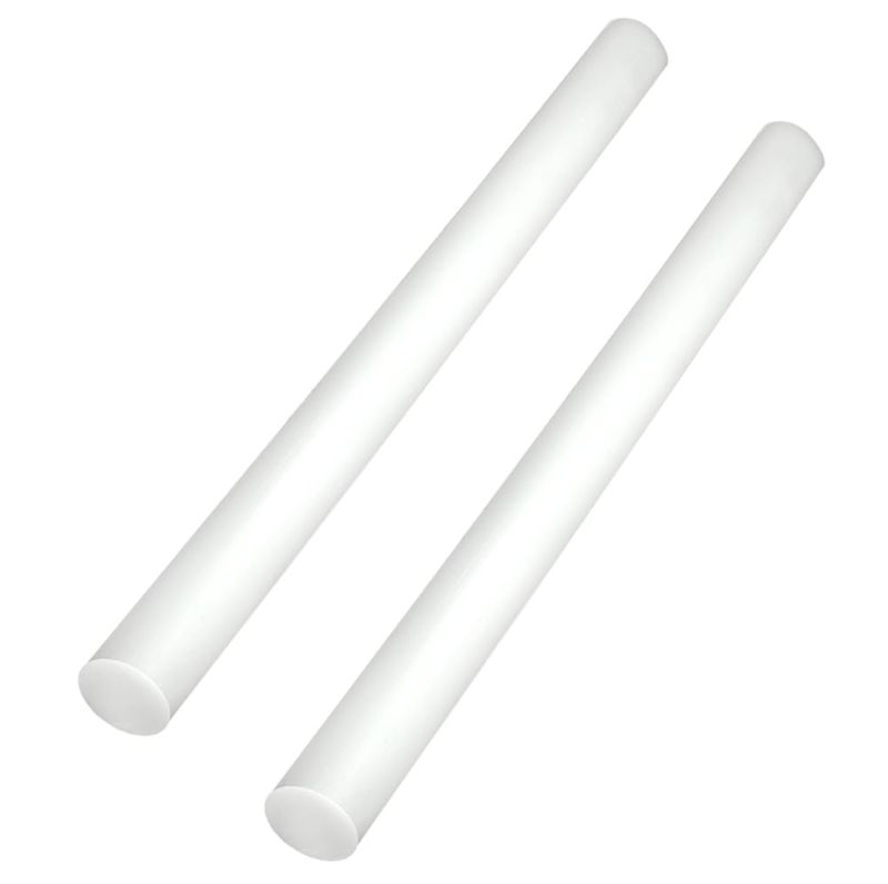 Photo 1 of 2Pack Round Acetal Copolymer Rods - 3/4 -Inch Diameter and 12-Inch Length Opaque White Acetal Copolymer Rods ?POM-C? Standard Tolerance Perfect for Non-Marring Fixtures(0.75in×12in)