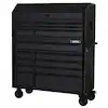 Photo 3 of **see notes**
Tool Storage 52 in. W x 20 in. D Heavy Duty Rolling Tool Chest Combo in Matte Black ***NOTE: (Multiple scuffs/scratches & dents throughout, some rust marks/paint chips, items is extremely dusty cleaning required)***
