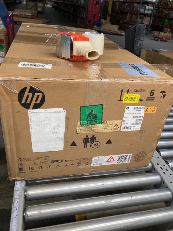 Photo 1 of HP DesignJet T210 Large Format 24-inch Color Plotter Printer, Includes 2-Year Warranty Care Pack (8AG32H),Black