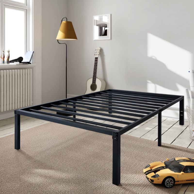 Photo 1 of Amolife Heavy Duty full Size Metal Platform Bed Frame 