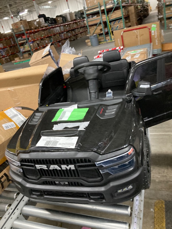 Photo 1 of ** PARTS ONLY** Costzon 2 Seater 24V Ride on Toy for Big Kids, Licensed 2025 Ram 2500 Rebel Electric Vehicles, Ride on Car Pickup Truck w/Remote, Storage, 2 x 100W Motors, Lights, Music & 4-Wheel Suspension (Black)