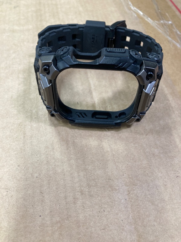 Photo 1 of **NOT IN ORIGINAL PACKAGE**SUPCASE for Apple Watch 11/10 46mm Case with Band (Unicorn Beetle Ore), [Anti-Scratch] [Military-Grade Protection] Rugged Sport Men Bumper Case Cover with Adjustable Strap Band for iWatch 11/10 46mm, Black