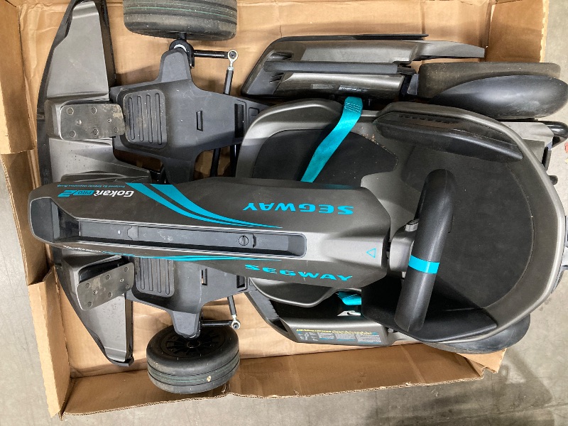 Photo 1 of ***MISSING PARTS/DAMAGED STEERING WHEEL-SEE PICS***Segway Gokart Pro2 Electric Go Kart (25km Max Range / 43km/h Top Speed) - Dark Grey Model: N3M432