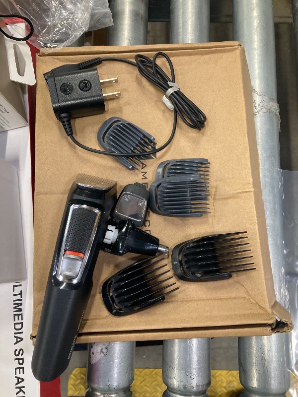 Photo 1 of **MISSING AN ATTACHMENT/NO BOX**Norelco Philips Multigroom 3000 Series, All-in-One Trimmer, 13 Piece Men's, Grooming Kit for Beard, face, Nose, and Ear Hair Trimmer and Hair Clipper - NO Blade Oil Needed, MG3740/40