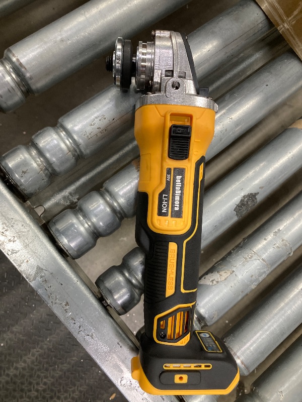 Photo 1 of **TOOLS ONLY/MISSING PARTS/SEE PICS***Angle Grinder Compatible with Dewalt 20V MAX Battery (Battery Not Included), Cordless Angle Grinder, 4-1/2" Blade, 4 Variable Speeds up to 7200 RPM, for Cutting, Grinding & Polishing BY BELLADIMORA