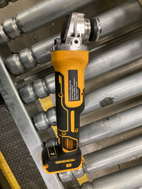 Photo 1 of **TOOLS ONLY/MISSING PARTS/SEE PICS***Angle Grinder Compatible with Dewalt 20V MAX Battery (Battery Not Included), Cordless Angle Grinder, 4-1/2" Blade, 4 Variable Speeds up to 7200 RPM, for Cutting, Grinding & Polishing BY BELLADIMORA