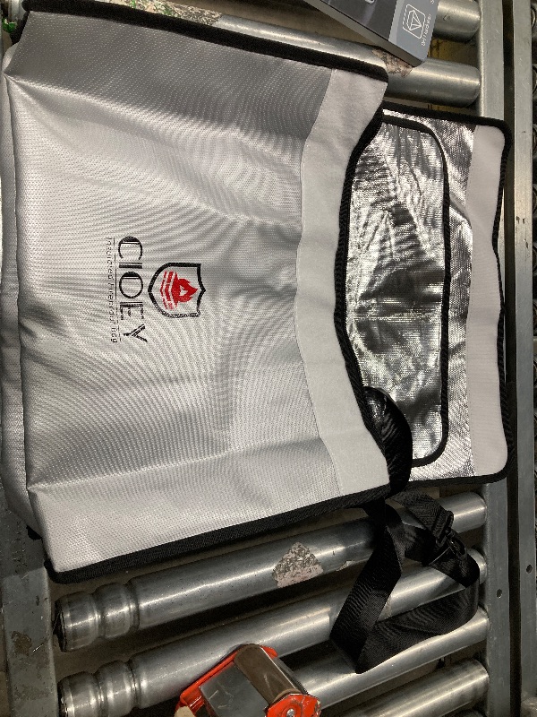 Photo 1 of ***HAS TEAR IN BACK-SEE PICS***Fireproof Document Bag - Fireproof Box [Thermal Insulated] Fireproof Safety Boxes for Home Large Fireproof Bag Lockable Zipper Fireproof Safe Box Home Safes Fireproof Waterproof Fireproof Money Bag