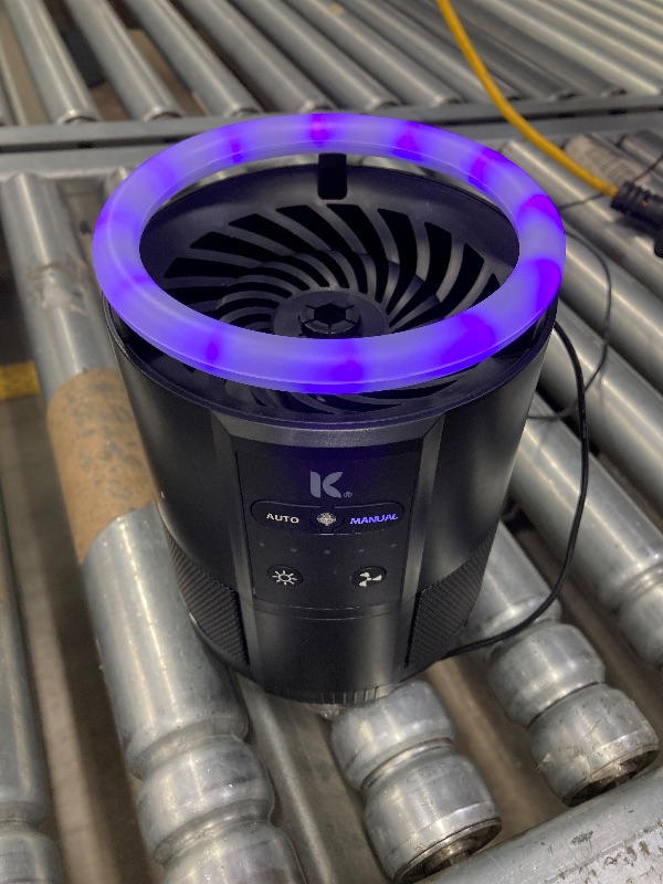 Photo 1 of ***NO BOX AND NO FILTERS***Katchy Duo – Indoor Flying Insect Trap with Scent Pod – Day & Night Effective – Mosquito, Fruit Fly, Gnat & Small Moth Catcher – Non-Zapper Trap with Blue UV Light & Fan Suction (Black)