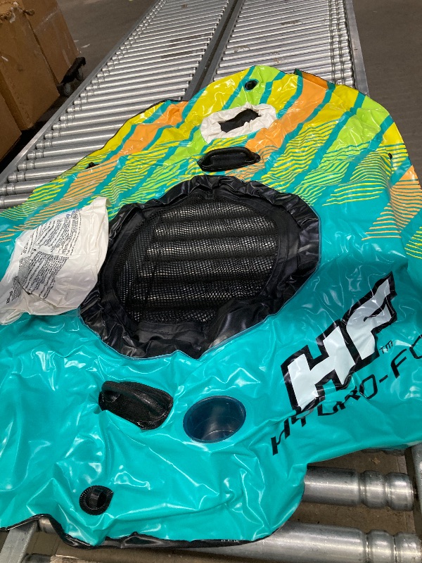 Photo 1 of **NOT IN ORIGINAL PACKAGE**Hydro-Force Inflatable Tube Swim Ring with Built-in Cooler & Cup Holder