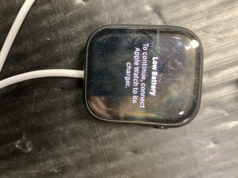 Photo 1 of **Locked**Apple Watch Series 9 GPS 41mm Midnight Aluminum Case with Midnight Sport Band - M/L (Renewed)