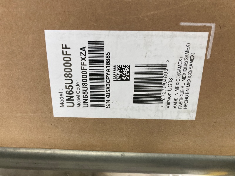 Photo 1 of **PARTS ONLY***Samsung 65-Inch Class Crystal UHD U8000F 4K Smart TV (2025 Model) Endless Free Content, Crystal Processor 4K, MetalStream Design, Knox Security, Alexa Built-in