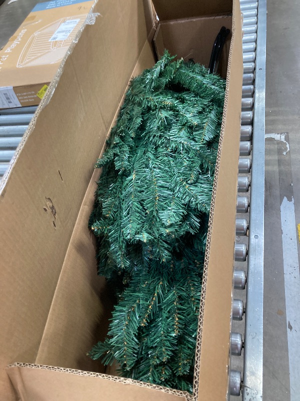 Photo 1 of **TREE IS NOT PRE-LIT**
Firstness 9ft Artificial Christmas Tree,Green Xmas Tree WITH Pine Cones and Red Berries