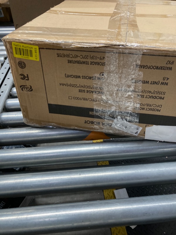 Photo 1 of Solar Pool Skimmer Robot Cleaner: 2024 Upgrade Automatic Solar Pool Skimmer Robot Pool Cleaner Robot Pool Robot Pool Net Skimmer with Basket Automatic Obstacle Avoidance Dual Charging Options Black