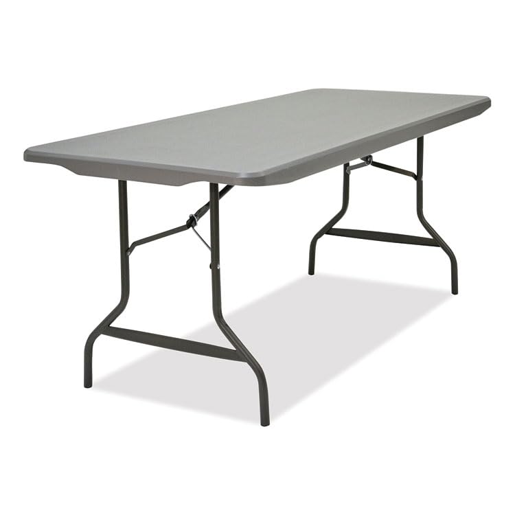 Photo 1 of  IndestrucTable Commercial Folding Table, 30''x72'', Charcoal