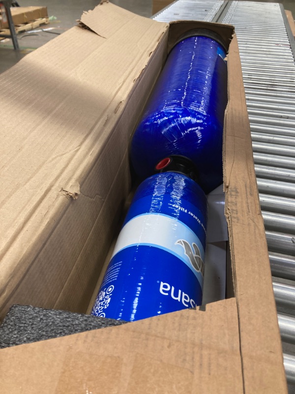 Photo 1 of Aquasana Whole House Well Water Filter System - UV Purifier - Salt-Free Descaler - Carbon & KDF Home Water Filtration - Filters Sediment - Rhino Well - WH-WELL-CT-UV