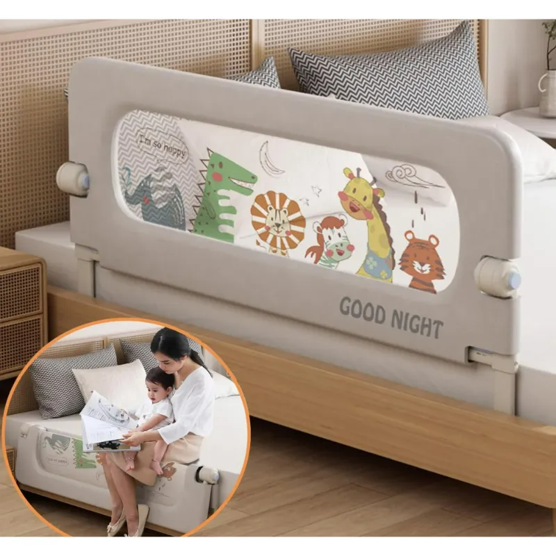 Photo 1 of **see notes**
Foinwer 69" Bed Rail for Toddlers , Adjustable Height, 210D Oxford Cloth + Steel Frame