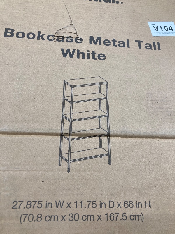 Photo 1 of *** PICTURE IS ONLY FOR REFERENCE*** 5 Tier Shelf Storage Organizer, Modern Book Shelf with Metal Frame for Bedroom, Living Room and Home Office, Black