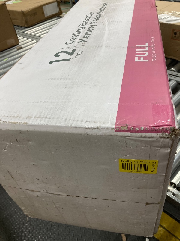 Photo 1 of 12" Essentials Plush Gel Infused Memory Foam Mattress Full White Foam Full  75 X 54 IN **** PICTURE IS FOR REFERENCE ****