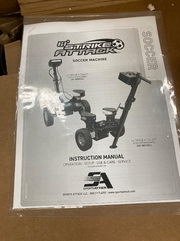 Photo 1 of Sports Attack Lil Strike Attack Soccer Ball Throwing Machine (AC Model)