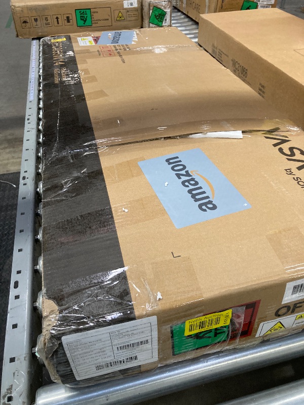 Photo 1 of VASAGLE 3 Drawer File Cabinet, File Cabinet with Lock, Printer Stand, Office Filing Cabinet Organizer, for A4 and Letter Size Files, Cloud White UOFC055W14