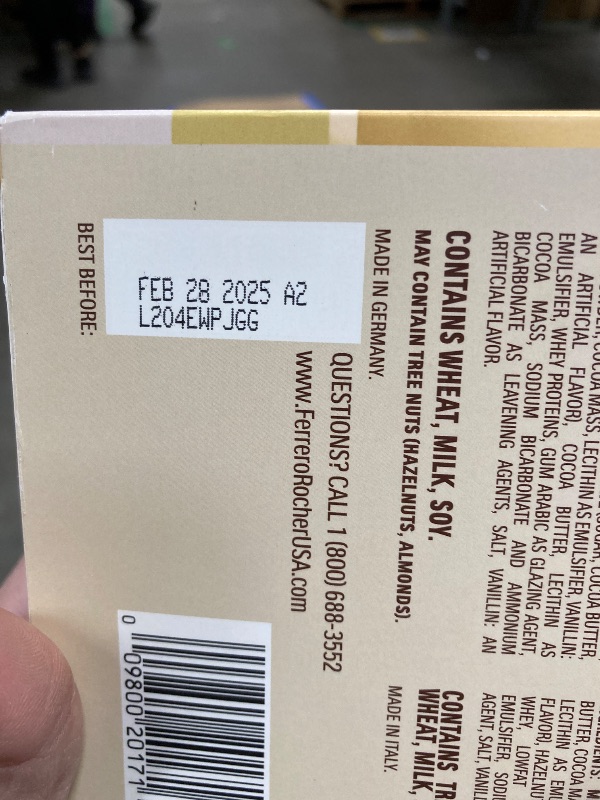 Photo 1 of Ferrero Rocher Collection 2024 Advent Calendar, 24 Piece Premium Gourmet Assorted Chocolate, Hazelnut Milk Chocolate, Dark Chocolate and Coconut, 9.6 Oz