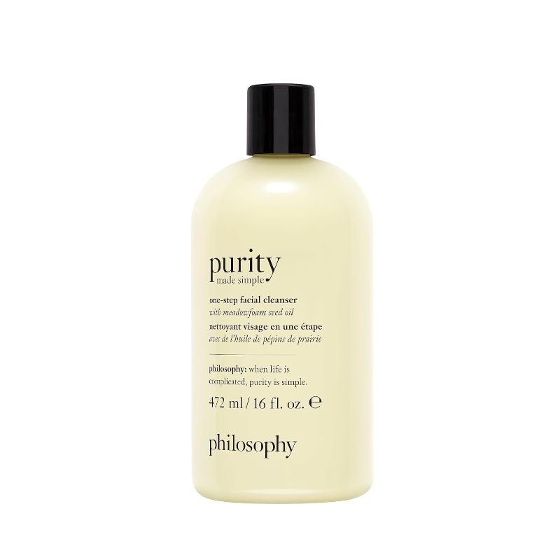 Photo 1 of Philosophy purity made simple one-step facial cleanser- with meadowfoam seed oil – gently cleanses & melts away dirt, oil & stubborn makeup – paraben free face wash