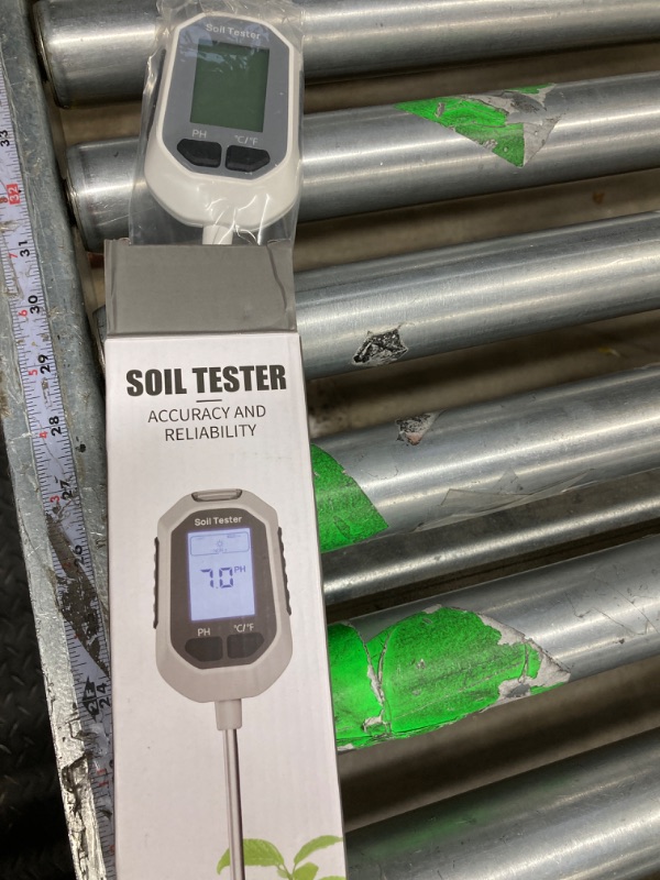 Photo 2 of 4-in-1 Soil Moisture Meter Digital Plant Temperature/Soil Moisture/PH Meter/Sunlight Intensity Backlight LCD Display Soil Test Meter for Gardening, Farming and Outdoor Plants