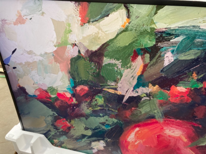 Photo 1 of 85” Class LS03D The Frame Series QLED 4K with Anti-Reflection and Slim Fit Wall Mount Included (2024)  (**Screen has a small dark spot (no color) rest of screen works fine**)