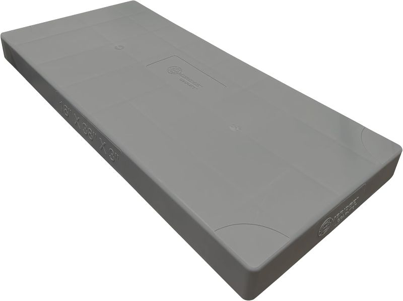 Photo 1 of 18 in. x 36 in. x 3 in. HDPE Condenser Mounting Pad for Ductless Mini Split Outdoor Units


