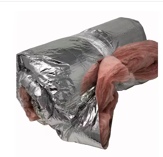 Photo 1 of 4 in. Dia x 5 ft. Length Ductwork Insulation Sleeve - R-6
