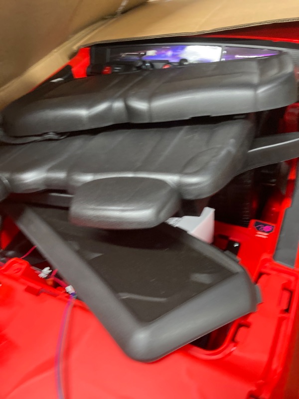 Photo 1 of Cadillac Escalade IQ 24V Kids Ride on Car,Wisairt 2 Seater Battery Powered Electric Vehicle w/ Remote Control(Red)
