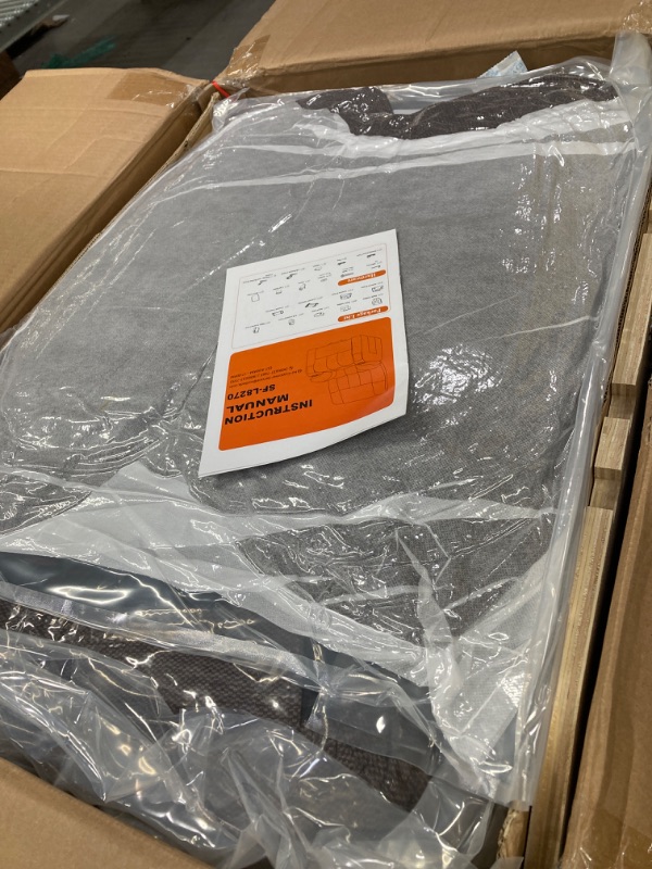 Photo 1 of Sweetcrispy Recliner Chair with Vibrating Massage and Heating, Home Theater Seating with Lumbar Support, Adjustable Electric Power Lift Chairs with Cup Holders Remote Control for Living Room, Brown