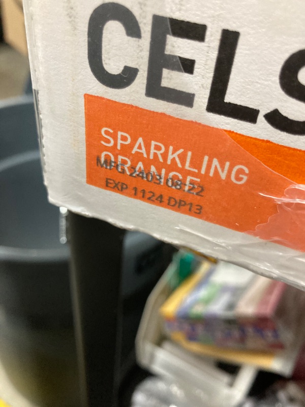 Photo 2 of CELSIUS Sparkling Orange, Functional Essential Energy Drink 12 Fl Oz (Pack of 12) Sparkling Orange 12 Fl Oz (Pack of 12)