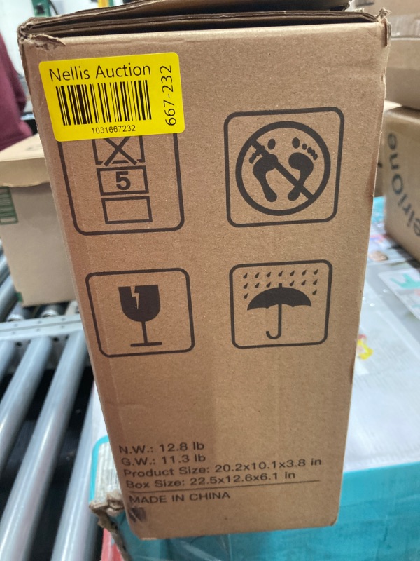 Photo 1 of AIREPUSH Kickspace Heater with Built-In Thermostat and Timer, HTA15 Toe Kick Heater 1500W Fan-Forced Wall Heater for Cabinet and Vanities Kickspaces, White