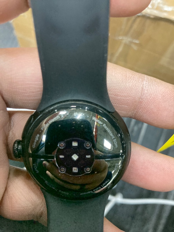 Photo 1 of Google Pixel Watch 2 (Previous Model) with the Best of Fitbit - Heart Rate Tracking, Stress Management, Safety Features - Android Smartwatch - Matte Black Aluminum Case - Obsidian Active Band - WI-FI