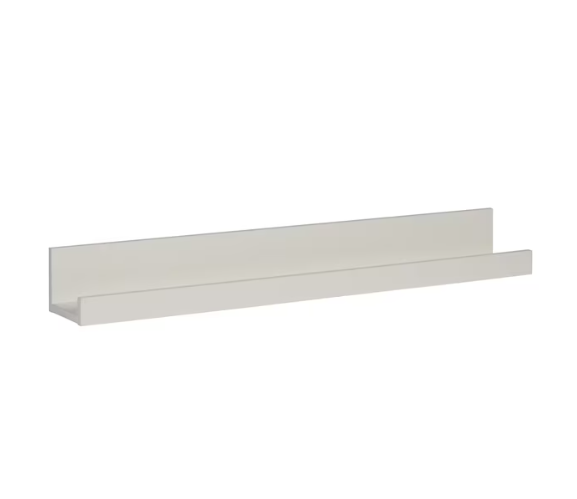 Photo 1 of allen + roth 30-in L x 4.5-in D x 3.5-in H White Rectangular Floating Shelf