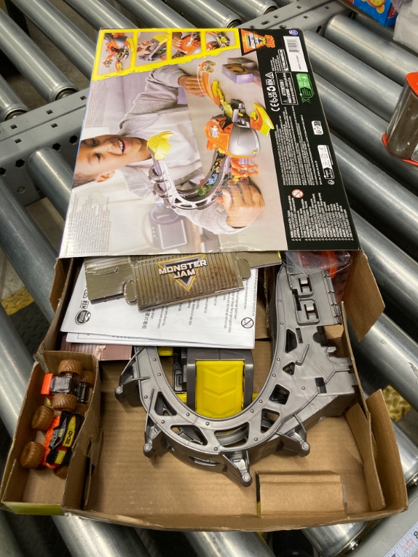 Photo 1 of Monster Jam Mini, El Toro Loco Venom Velocity Scorpion Playset, 2 Exclusive Die-Cast El Toro Loco and Max-D Monster Truck, Kids Toys for Boys Ages 3+