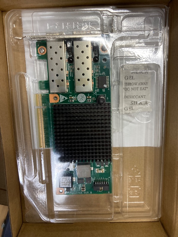 Photo 2 of 10Gb SFP+ PCIe NIC Network Adapter Card Compare to Intel X710-DA2, Dual SFP+ Port, with Intel X710-BM2 Controller, PCI Express 3.0, 10Gb PCI-E Ethernet LAN Adapter Support Windows Server/Linux/VMware