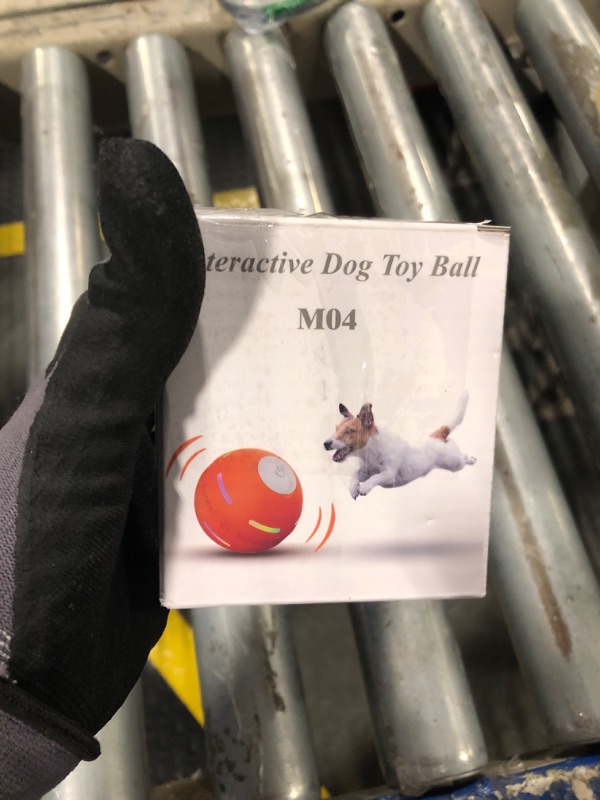 Photo 1 of PetDroid Interactive Dog Toys Dog Ball,[2025 Newly Upgraded] Durable Motion Activated Automatic Rolling Ball Toys for/Small/Medium/Large Dogs,USB Rechargeable (Orange)
