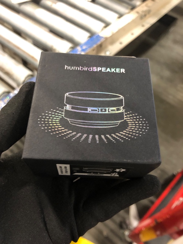 Photo 1 of Bluetooth Mini Speaker Bone Conduction Portable Wireless Speaker Stereo Bass Sound Creative Portable Speaker Mini Size Music Player for Home,Outdoor,Travel (Black)