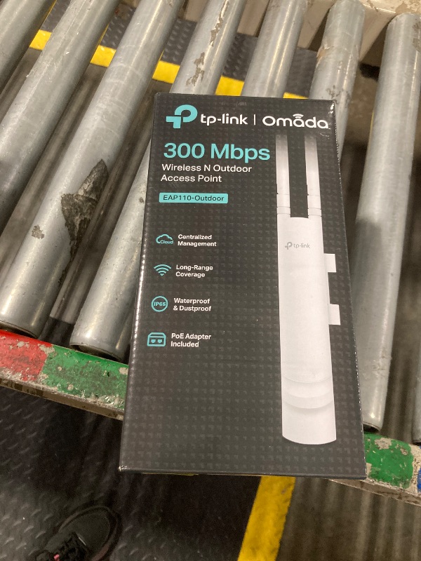 Photo 1 of TP-Link EAP110-Outdoor V3 | Omada N300 Wireless Outdoor Access Point | WiFi Coverage up to 200 meters| Passive PoE w/ Free PoE Injector | SDN Integrated | Cloud Access & Omada App