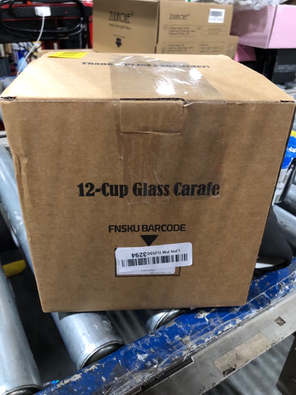 Photo 1 of 12-Cup Replacement Glass Carafe Pot Compatible with Hamilton Coffee Maker Models 46310, 49976, 49966, 49350, 49957, 49954, 49933, 49980A, 49980Z, 49983, 49618, 46300, 49950