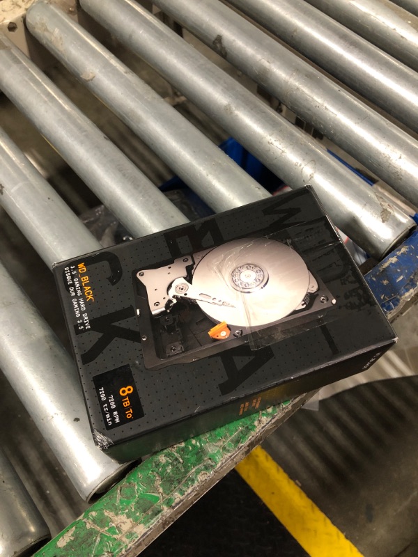 Photo 1 of Western Digital 8TB WD_Black Performance Internal Hard Drive HDD - 7200 RPM, SATA 6 Gb/s, 256 MB Cache, 3.5" - WD8002FZBX