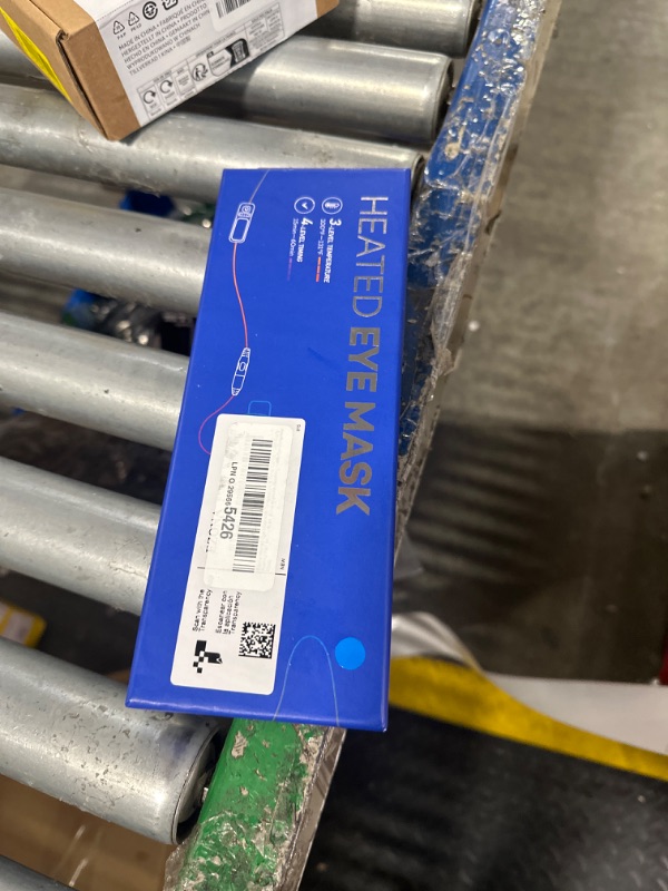 Photo 1 of Ezona Heated Eye Mask, Warm Eye Compress Mask for Dry Eyes, USB Electric Eye Heating Pad with Temperature & Timer Control, Dry Eye Mask for Dry Eyes, Blepharitis, Sinus Migraine (Indigo)