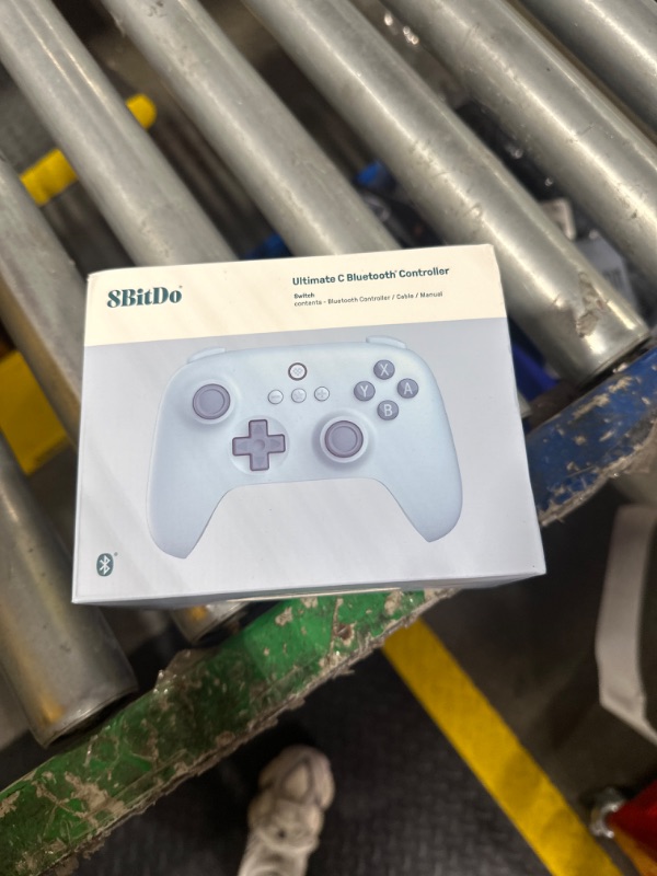 Photo 1 of 8Bitdo Ultimate C Bluetooth Controller for Switch with 6-axis Motion Control and Rumble Vibration (Blue)