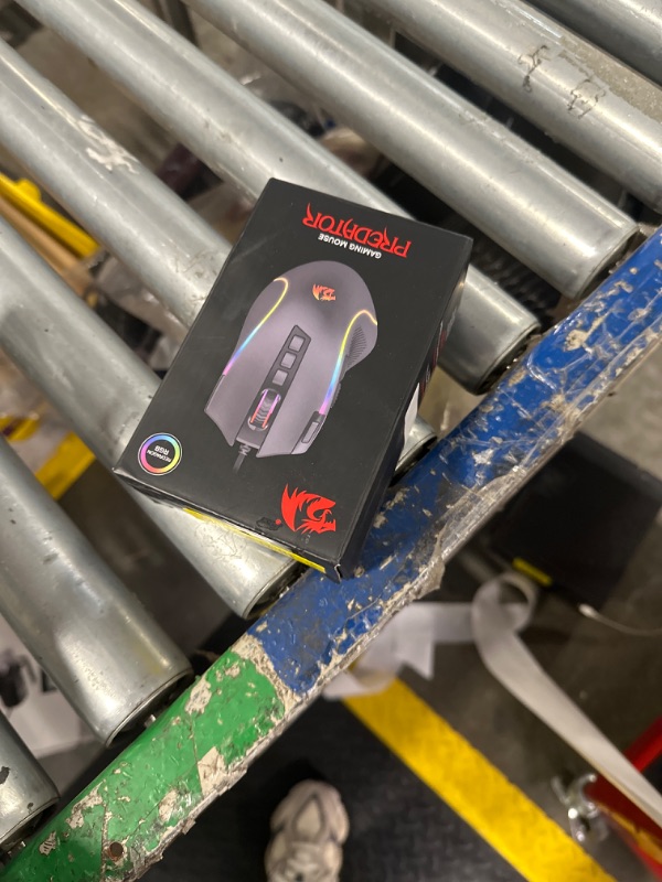 Photo 1 of Redragon M612 Predator RGB Gaming Mouse, 8000 DPI Wired Optical Mouse with 11 Programmable Buttons & 5 Backlit Modes, Software Supports DIY Keybinds Rapid Fire Button