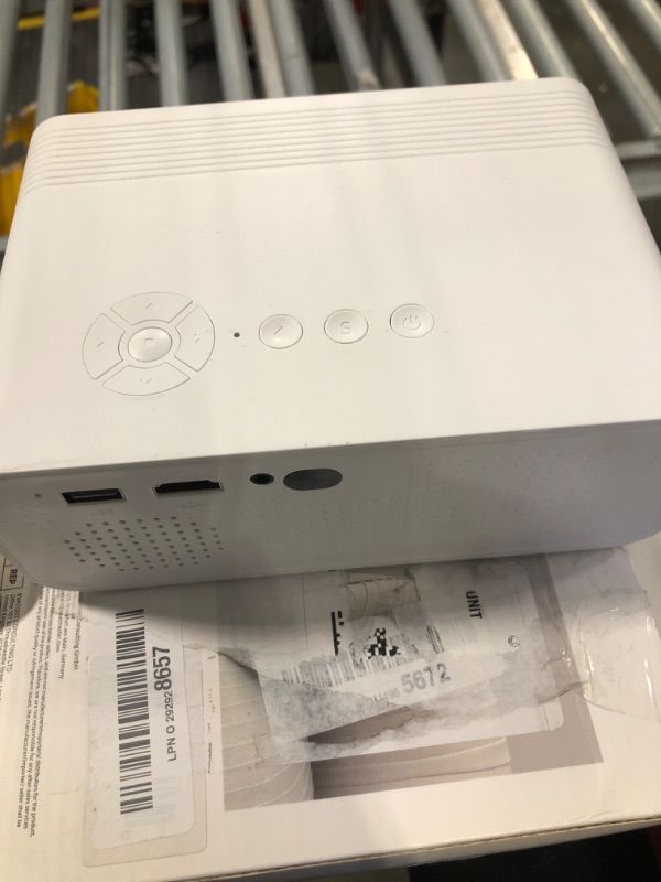 Photo 1 of Electric Focus Mini Projector with 5G WiFi and Bluetooth, Support FHD 1080P Smart Video Projector, 12000L Portable Movie Projector with Auto Keystone Compatible with iOS/Android/TV Stick/HDMI/PS5