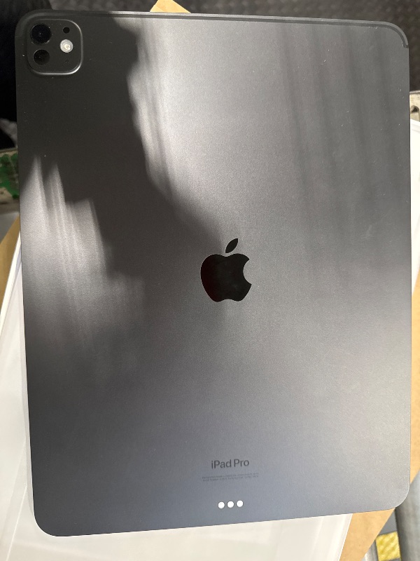 Photo 4 of Apple iPad Pro 13-Inch (M4): Built for Apple Intelligence, Ultra Retina XDR Display, 1TB, 12MP Front/Back Camera, LiDAR Scanner, Wi-Fi 6E, Face ID, All-Day Battery Life — Space Black