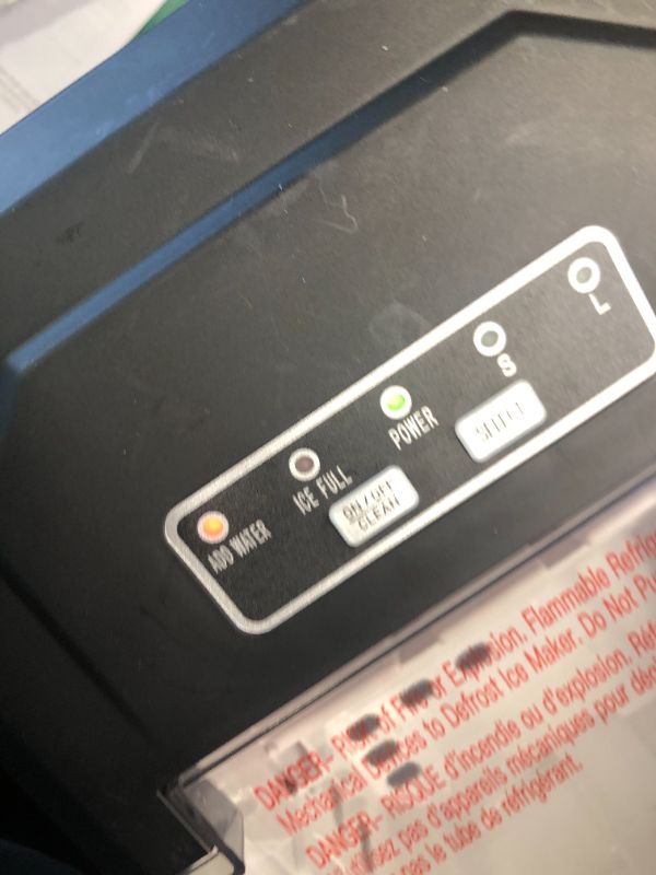 Photo 1 of ***item turned on, unable test for ice function***Silonn Ice Maker Countertop