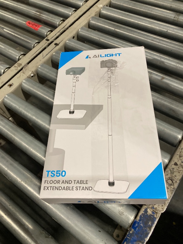 Photo 1 of ailight Projector Stand Floor Projector Mount, Table Projector Bracket, 12.6''-53.15'' Height Adjustable, 360° Rotatable Projector Desktop Mount Compatible with Projector, Camera, Photographic Light